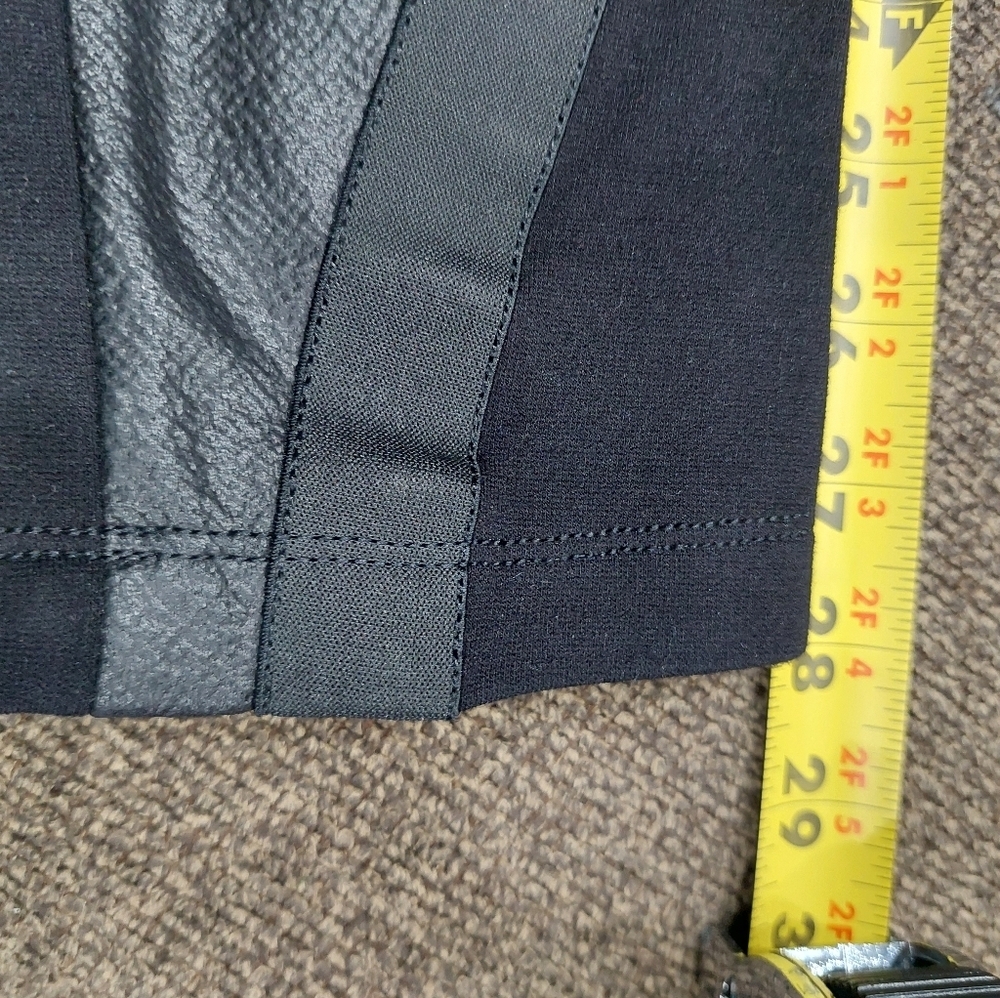 BCBG Max Azria Landyn Vegan Leather Black Leggings Size XS - Picture 7 of 11